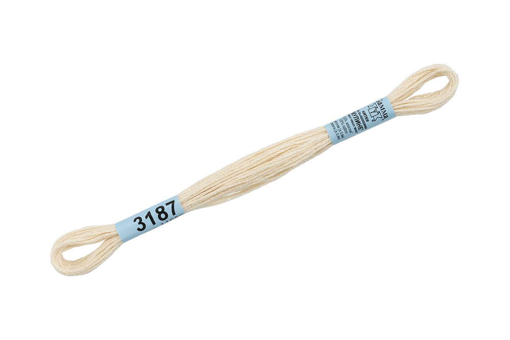 Мулине  "Gamma", 100% хлопок, 8 м, №3187
