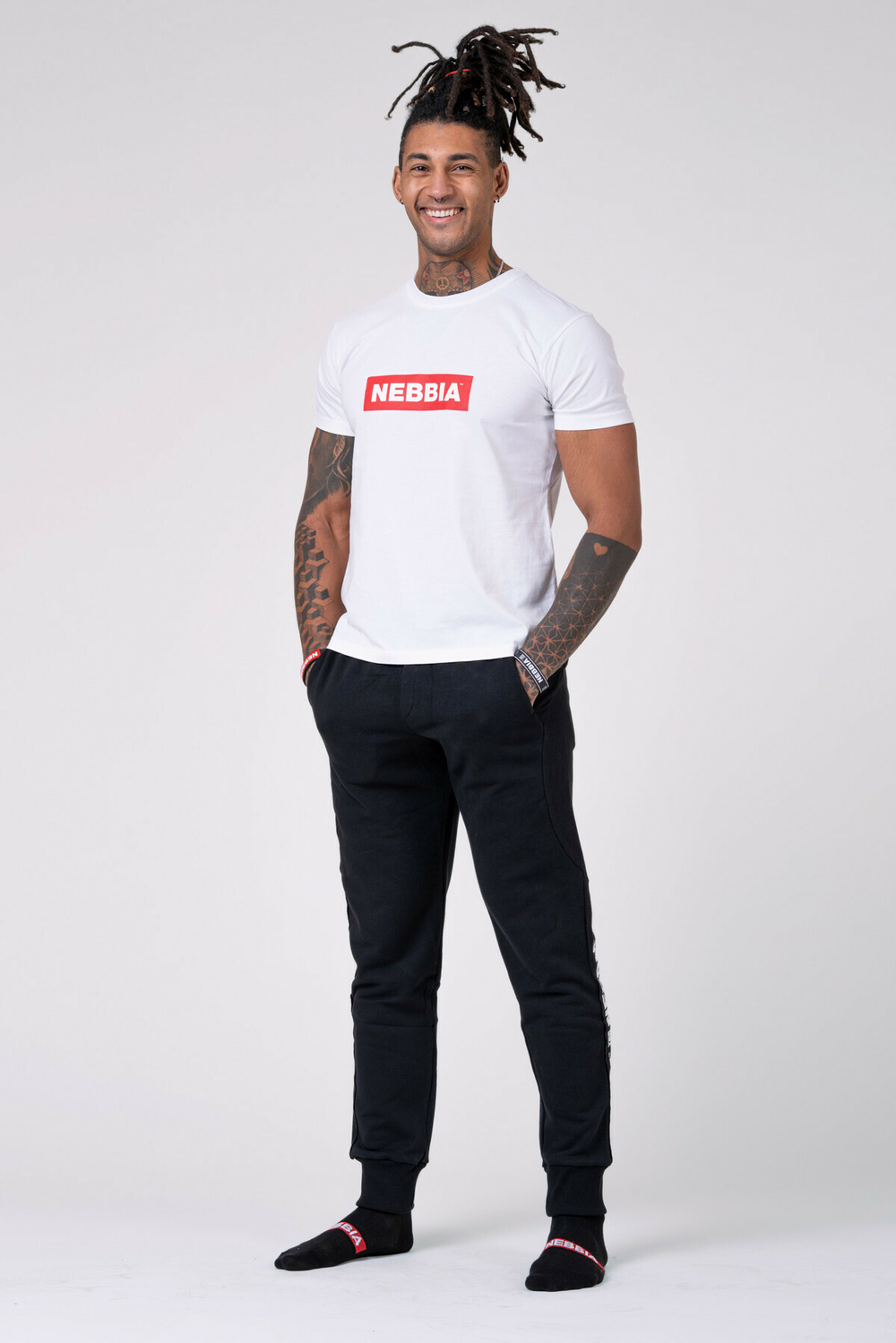 Футболка NEBBIA Men's T-shirt 593 Белая