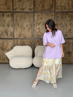 Футболка лаванда