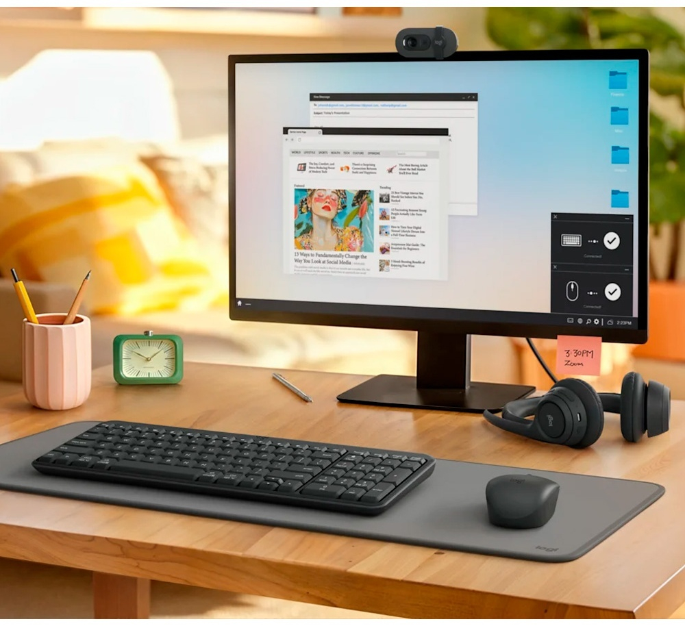 Клавиатура Logitech MK250 920-013853 черный