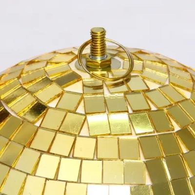 Новогодний шар 20 см «Shining Disco», Золото