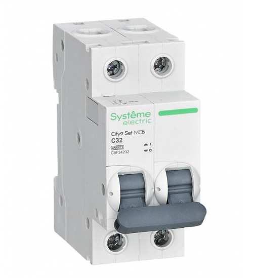 Автоматический выключатель Schneider Electric City9 Set 2P AB 32А С 4,5кА 230В