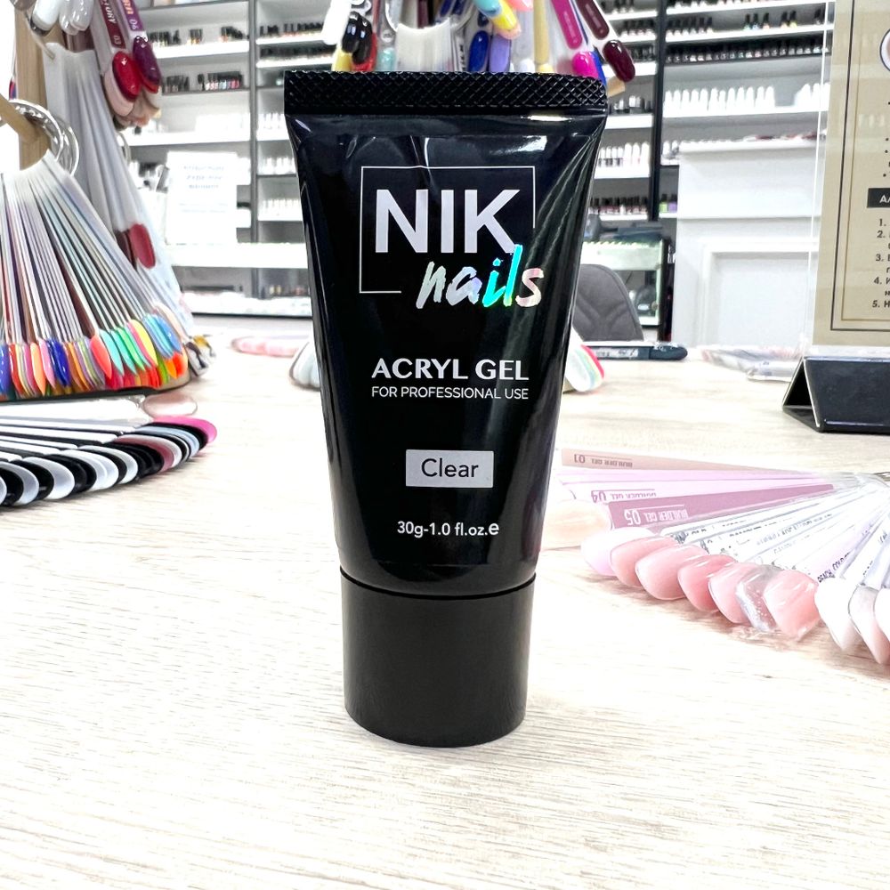 NIK nails ACRYL GEL clear 30g