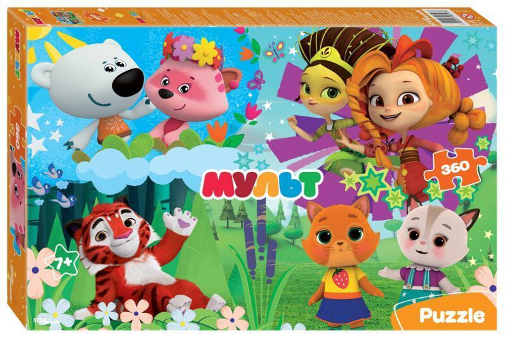 Пазл 360эл. "Сказочный патруль и др. Мульт" (Степ пазл)