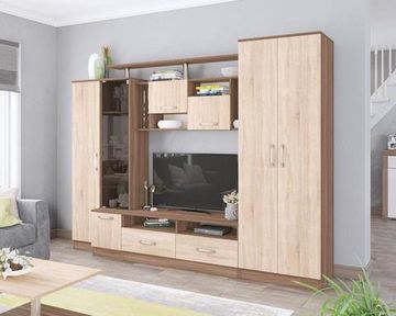 Гостиная ОСКАР-5 ясень шимо / дуб сонома