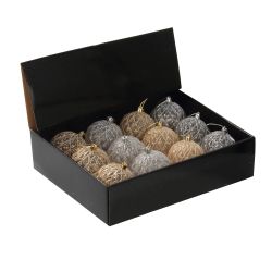 GAEM Набор из 12шт Украшение новогоднее Шар "Восточная сказка", D8 см, L35 W26 H9 см