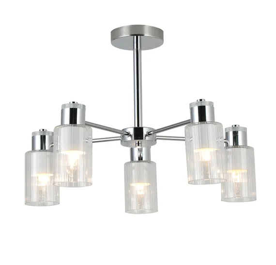 74589/5 CHROME+WHITE (1) Люстра (RL)