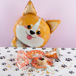 Тарелки бумажные «Корги», 18 см, 6 шт