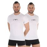 Набор мужских футболок 2в1 белый Emporio Armani 111267_CC715 04710