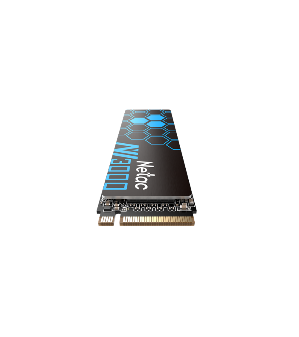 Ssd накопитель Netac SSD NV3000 2TB PCIe 3 x4 M.2 2280 NVMe 3D NAND, R/W up to 3300/2900MB/s, IOPS(R4K) 320K/280K, TBW 1200TB, with heat sink, 5y wty