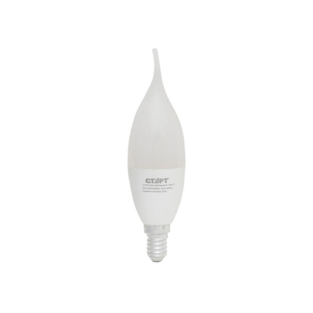Лампа светодиодная LED Старт ECO Свеча на ветру, E14, 10 Вт, 2700 K, теплый свет