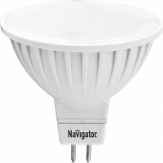 Лампа светодиодная Navigator MR16 220V GU5.3 5W 4000K 17670