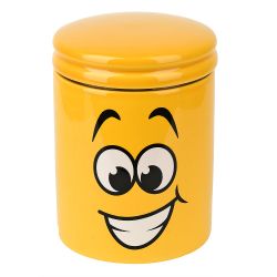 Банка для сыпучих продуктов " " d=10,5см. h=14см. v=630мл. (керамика) (подарочная упаковка)