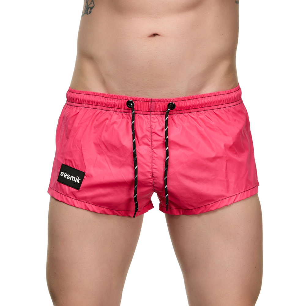 Мужские шорты розовые Sesmik ALEX COLORS RASPBERRY