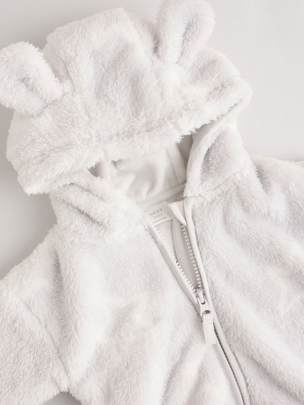 Куртка флисовая для малышей Next E52-870, Светло-серый