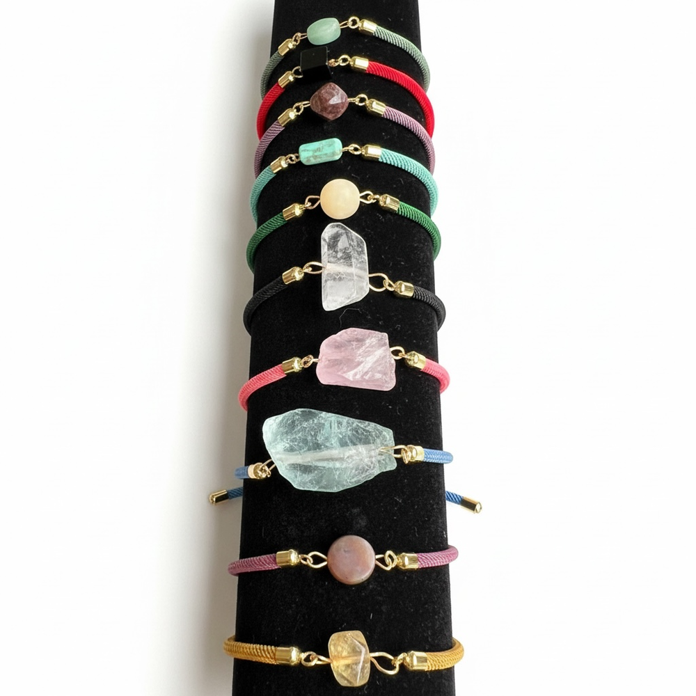 Браслет. Голубой кварц