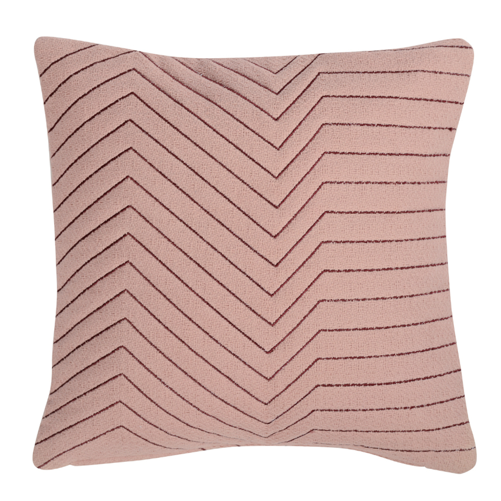 Подушка декоративная cтеганая 45х45 Tkano Ethnic пыльная роза