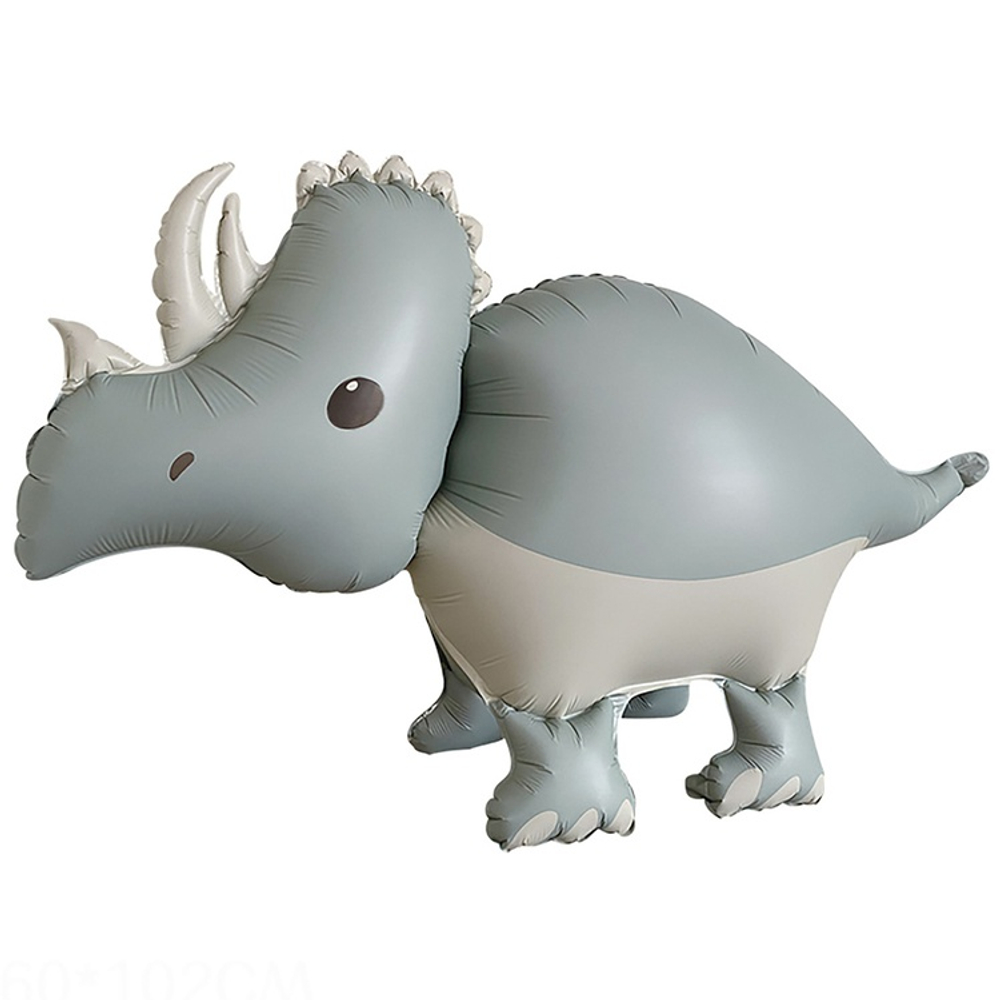 Шар Фольгированный Динозавр сатин голубой (Голубой)