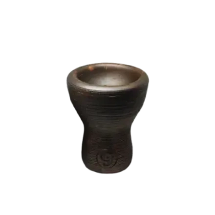 GrynBowls Turka Mummy Brązowa gliniana miska do fajki wodnej (brązowa)