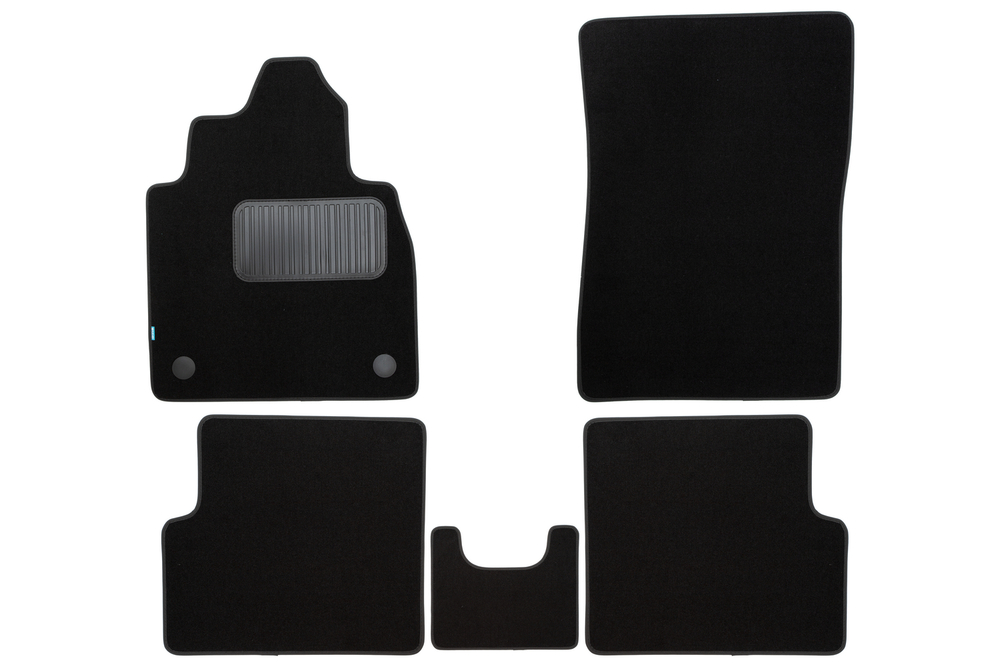 Коврики в салон для MERCEDES-BENZ G-Class W463 (с подстаканниками) АКПП 2006-2008, 2008-2012, 2012-2015, 2015-2018, внедорожник , 5 шт. (текстиль) KLEVER03342022110KH