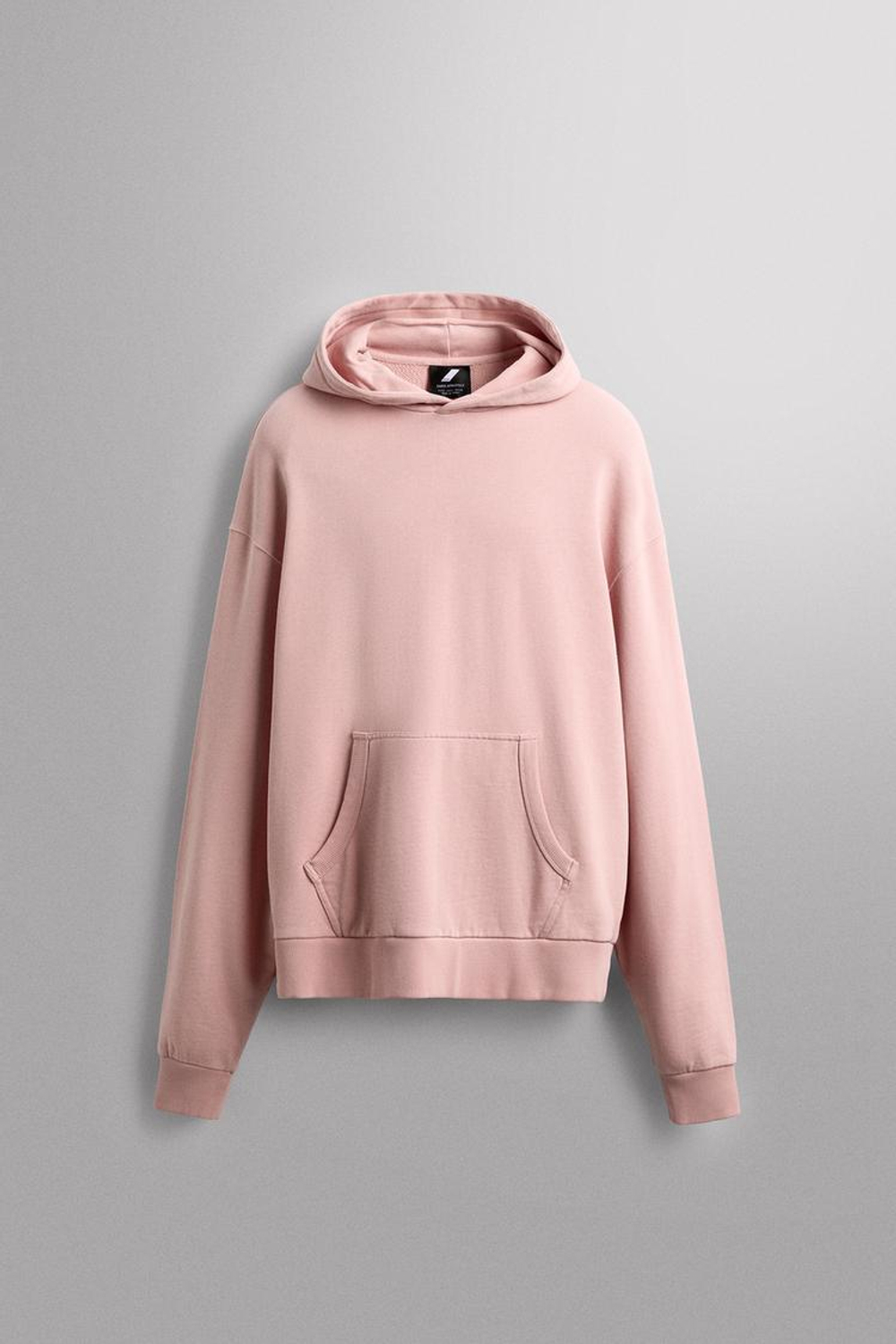 ZARA ХУДИ С КАПЮШОНОМ И ВЫШИВКОЙ, РОЗОВЫЙ