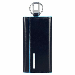 Ключница Piquadro Blue Square PC1397B2/N черный натур.кожа