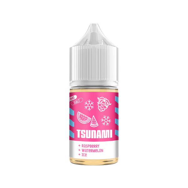 Купить Жидкость Tsunami Salt - Raspberry + Watermelon + Ice 30 мл