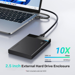 Корпус внешнего жесткого диска USB 3.0 SATA 2.5" UGREEN 30848