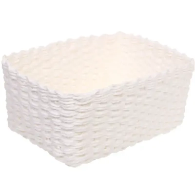 Корзинки интерьерные для хранения 3шт в наборе «ПАРНАУ», цвет белый, 16*11*10/16*11*10/25*18*11,5см (лейбл)