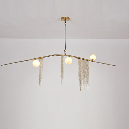 Ceiling design lamp  3-GLOBE CHERRYBOMB FLUSH MOUNT by Lindsey Adelman