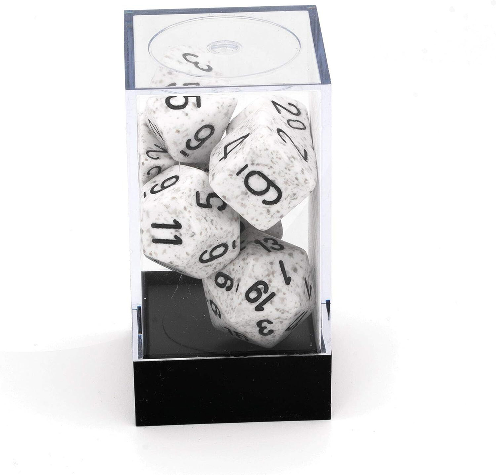 Chessex 7-dice set Arctic Camo