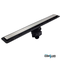Душевой лоток Pestan Confluo Frameless Line 300 Black Glass