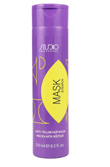 Маска «Antiyellow»для волос с антижелтым эффектом Studio 250 мл