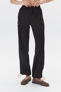 Брюки свободные медицинские женские Йошо, черный