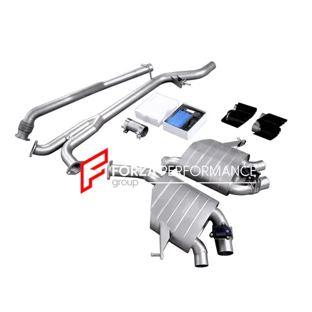 Спортивная выхлопная система с заслонками для Porsche Macan 95B 2.0T Порше Макан