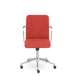 Кресло Честер GTР TG хром Ср S-0421 (красный)