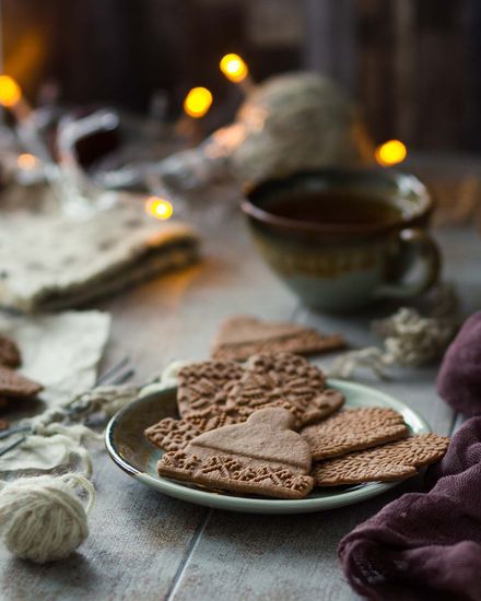 Малая скалка с узором Роза Сэльбу