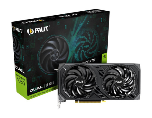 Видеокарта Palit GeForce RTX 4060 DUAL (NE64060019P1-1070D V1)