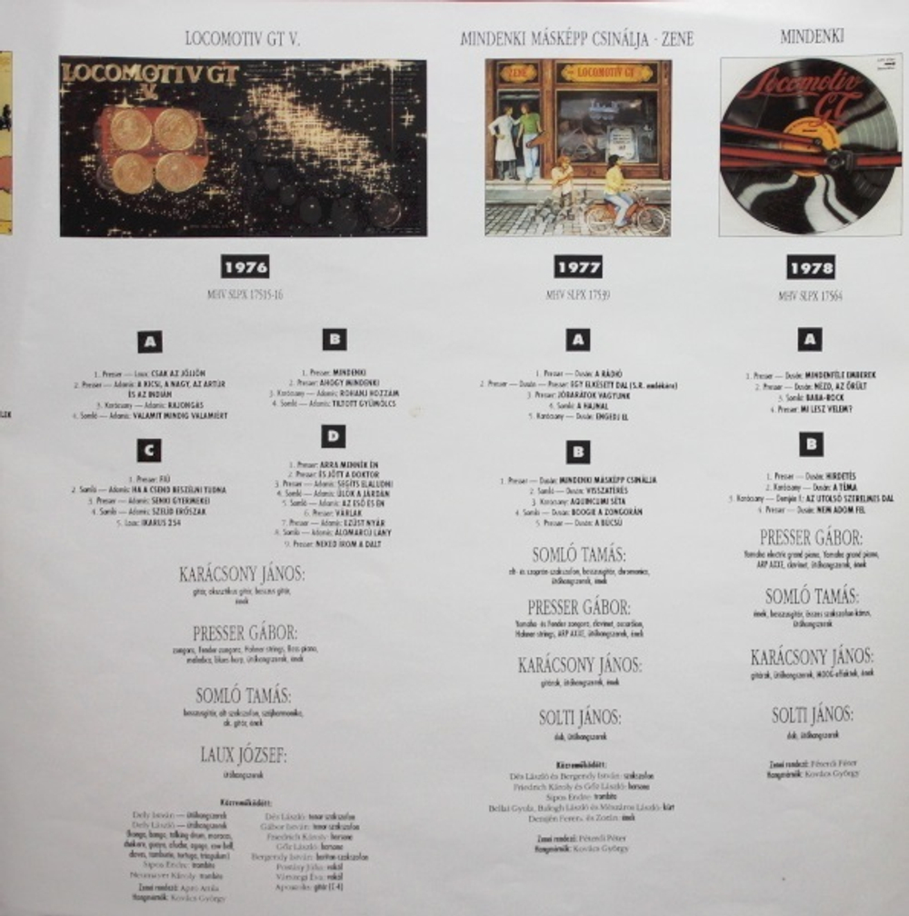 L.G.T. / A Locomotiv GT. Osszes Nagylemeze (12LP)