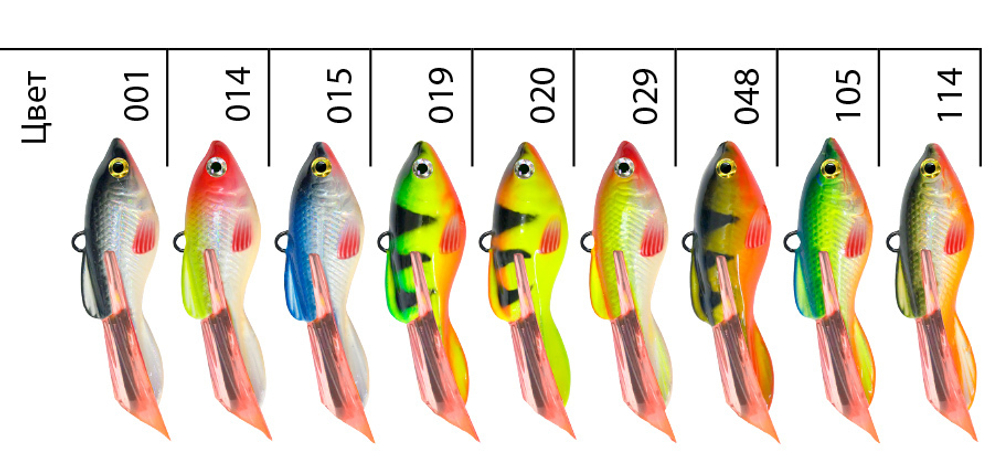 Балансир рыболовный ТОЛСТЯК-5 57mm 1 штука 18 г.