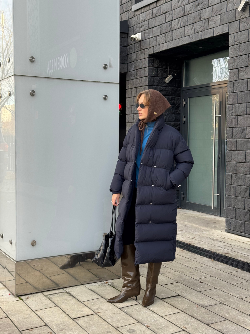 Пуховик Шерон синий