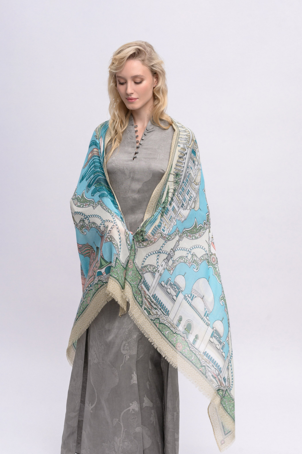 Шарф/Палантин «Объединенные Арабские Эмираты–Россия»