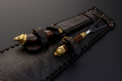 Набор шампуров "Охотник №5" в чехле из натуральной кожи