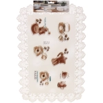 Салфетка на стол 45*30см в наборе 2шт «Кофе»
