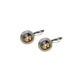 "Эмбаси" серьги в серебряном покрытии из коллекции "Радиус" от Jenavi  с английским замком