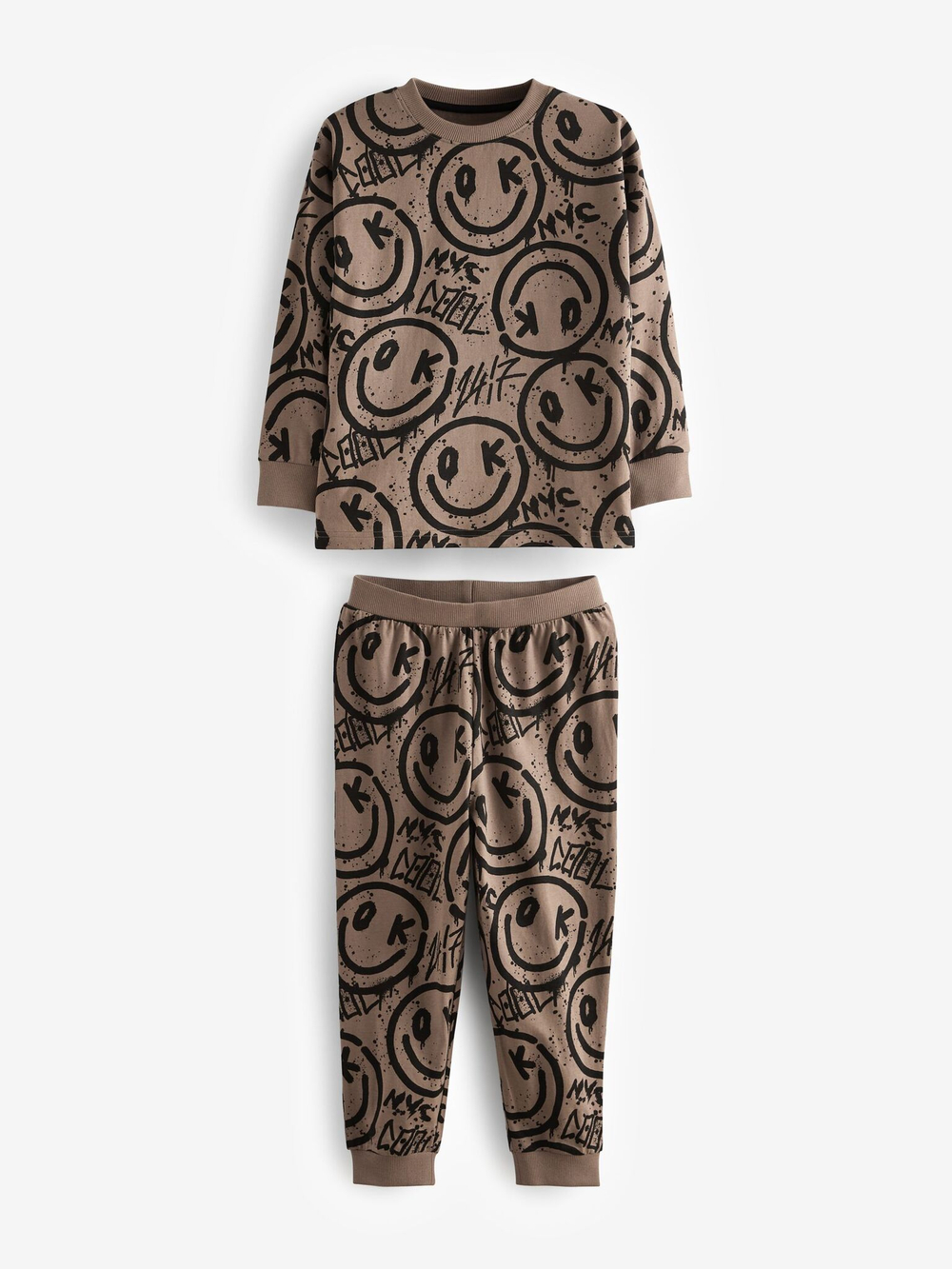 Пижама для мальчика Next B84-141, 3 шт., Коричневый, Синий, Бирюзовый