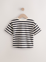 Футболка для девочки Next E46-546, Черный, Белый