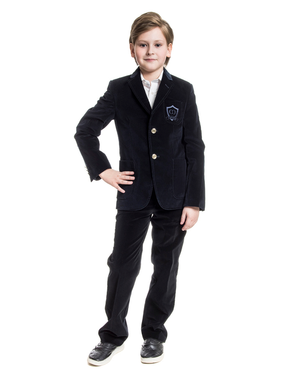 Пиджак для мальчика из вельвета