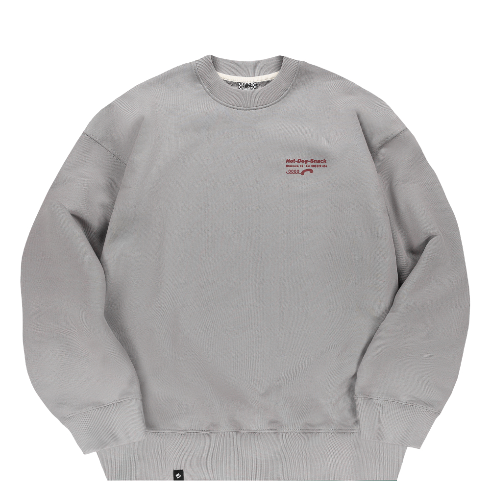 Свитшот Haided NONE BETTER STEEL GREY
