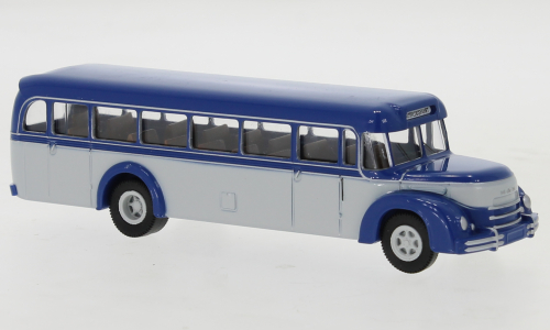 Автобус MAN MKN с круглым капотом, синий/светло-серый, 1952, 1:87